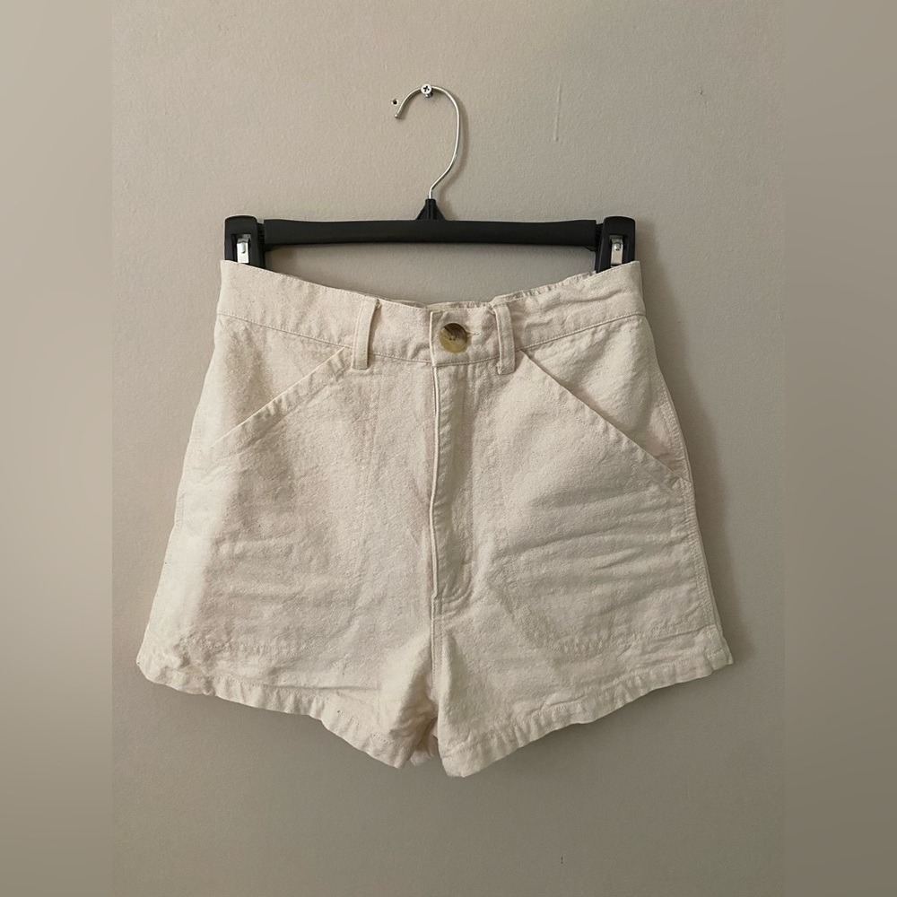 Mollusk high-waisted painter shorts